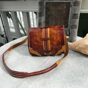 Hand Crafted Creative Awl Old School Handbag.